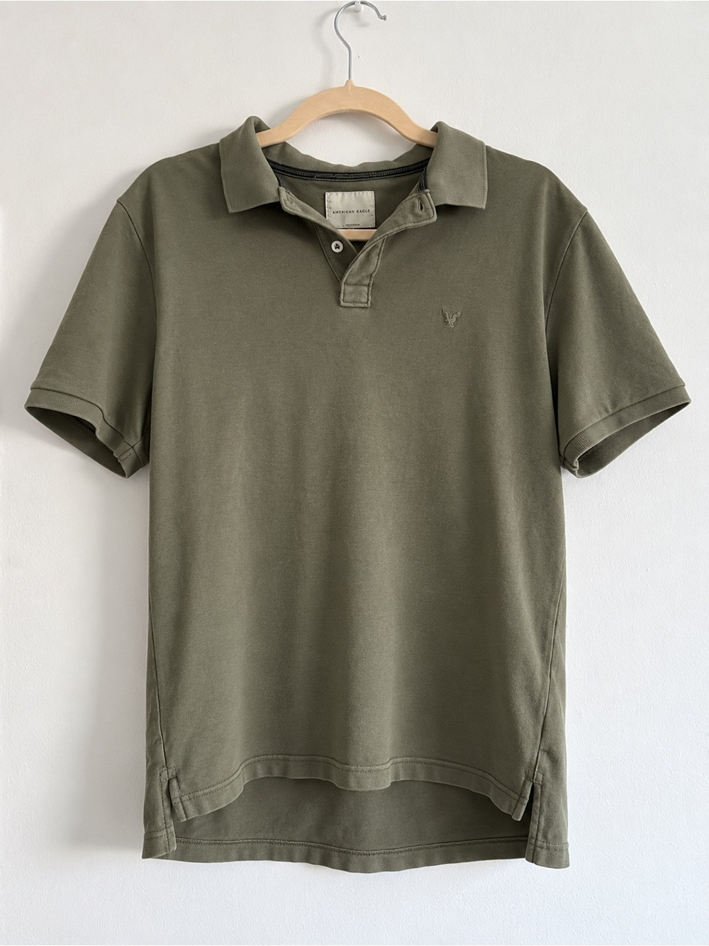 American Eagle Outfitters Olive Green Polo Shirt